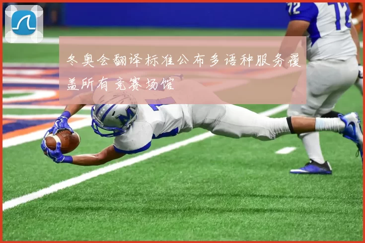 冬奥会翻译标准公布多语种服务覆盖所有竞赛场馆
